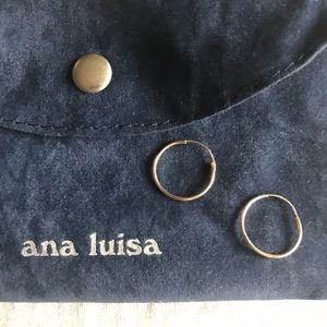 14K gold Ana Luisa hoops